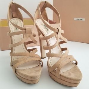 💟 Miu Miu Suede Heels